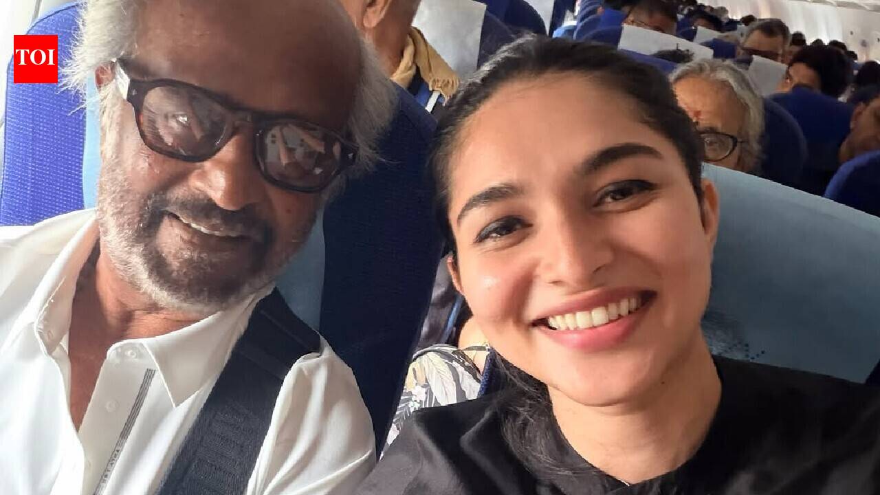 Kayadu Lohar’s fangirl moment with Rajinikanth as ‘Idhayam Murali’ actress sits next to ‘Jailer 2’ actor in flight: ‘I think I am still dreaming!’ | Tamil Movie News