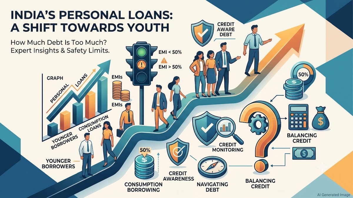 Personal loans are getting younger. But how much debt is too much? Kotak Bank has a number