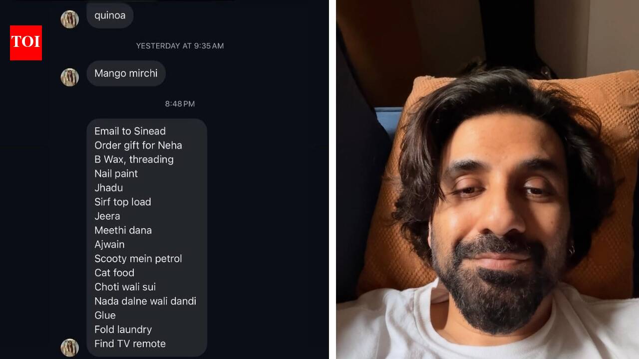 Vir Das shares hilarious DM from woman using his inbox as a to-do list |