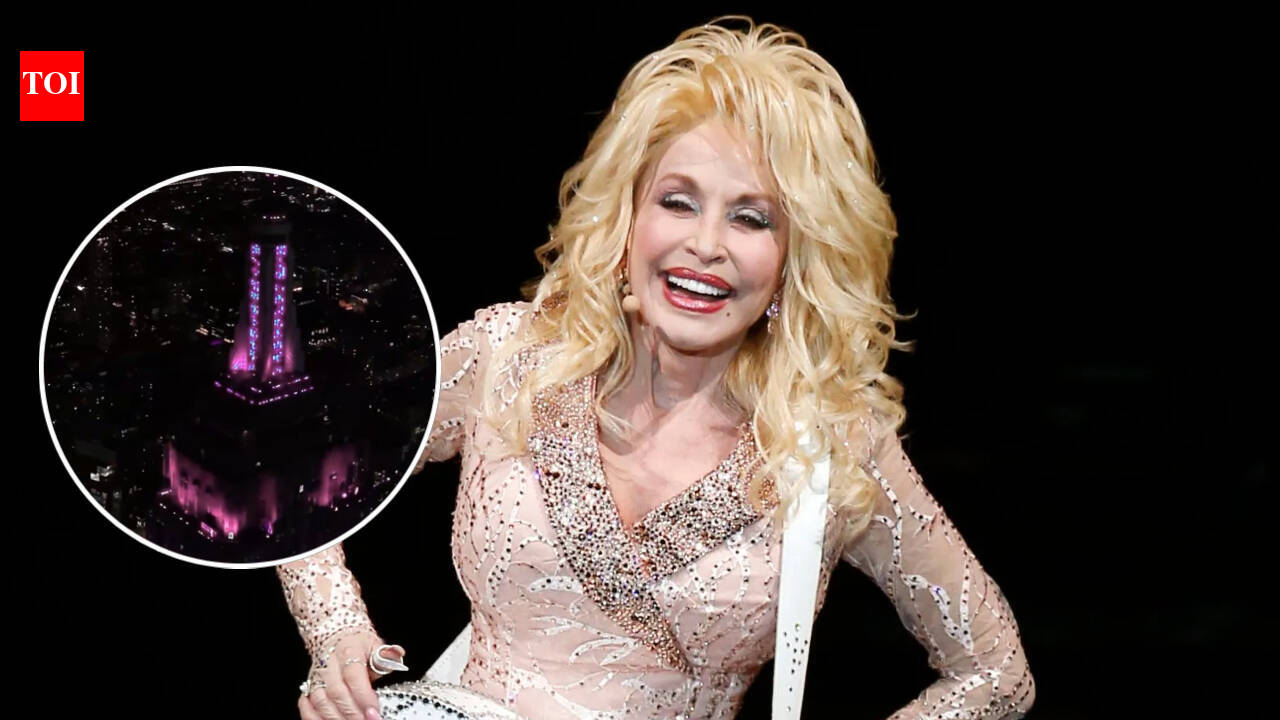 Empire State Building: Dolly Parton passes away at 80: Empire State Building turns pink in tribute to country music icon, lights up at 9:25 pm as nod to '9 to 5' legacy | English Movie News