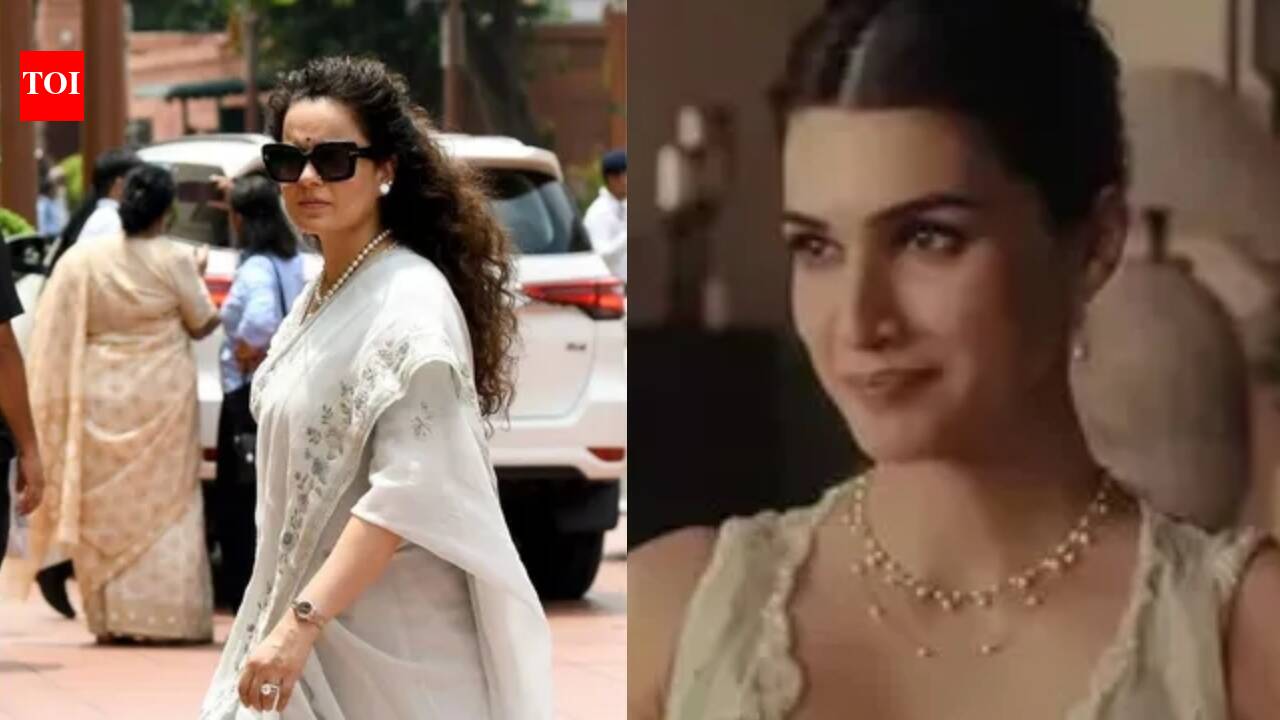 Kangana Ranaut reacts to Kriti Sanon's raksha bandhan ad being withdrawn and the 'Mimi' actress' statement to the backlash: 'How can one have such a foolish way of thinking?' | Hindi Movie News