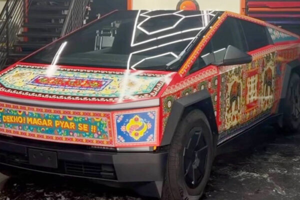 Tesla Cybertruck goes full desi with ‘Dekho, Magar Pyaar Se’ makeover in America |