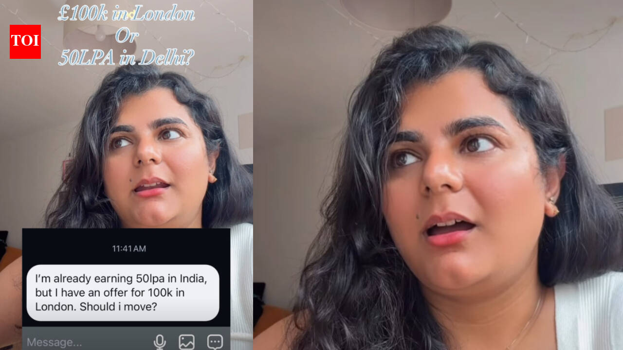 ‘Delhi offers comfort, London offers air quality’: Rs 1.2 crore in London or Rs 50 lakh in Delhi? Indian woman reveals her choice