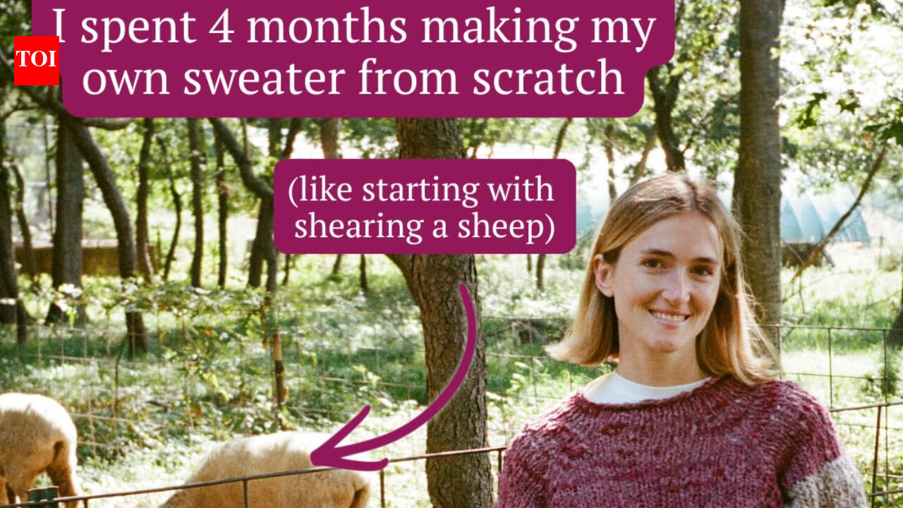 From sheep to sweater: This woman spent 4-months and Rs 70,000 in making a sweater from scratch - her experiment reveals the real cost of slow fashion