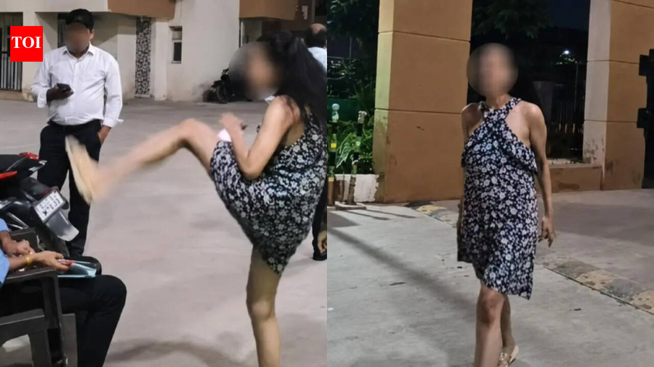 Greater Noida woman goes viral for abusing guards, then says she has ‘no regrets’ |