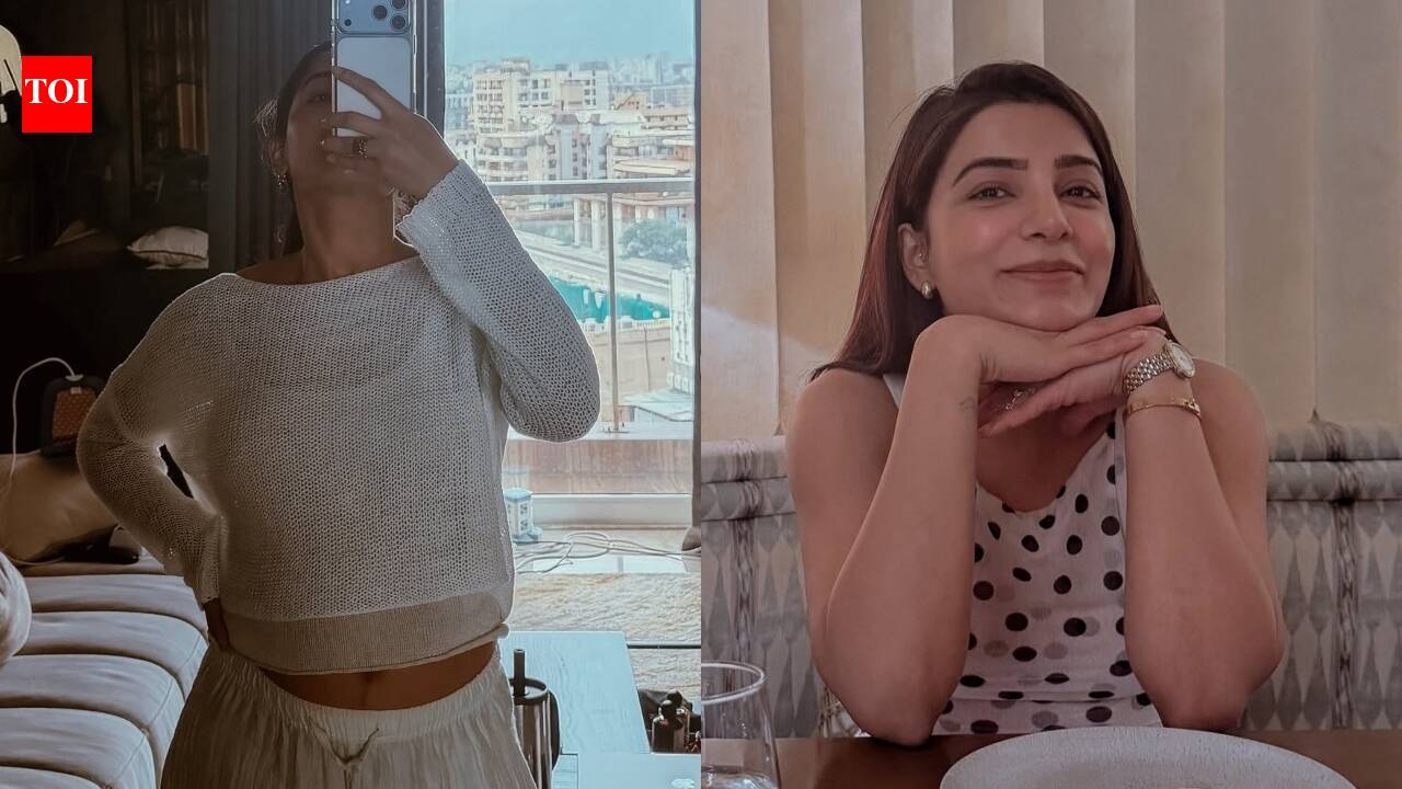 Samantha Ruth Prabhu reacts as fan suggests the name 'Samraj' for her first baby with husband Raj Nidimoru: 'A tad full of ourselves' | Hindi Movie News