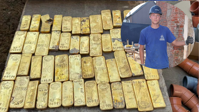 18-year-old Belgian student thought he found a €1 coin during his summer construction job; he then uncovered gold worth €9 million