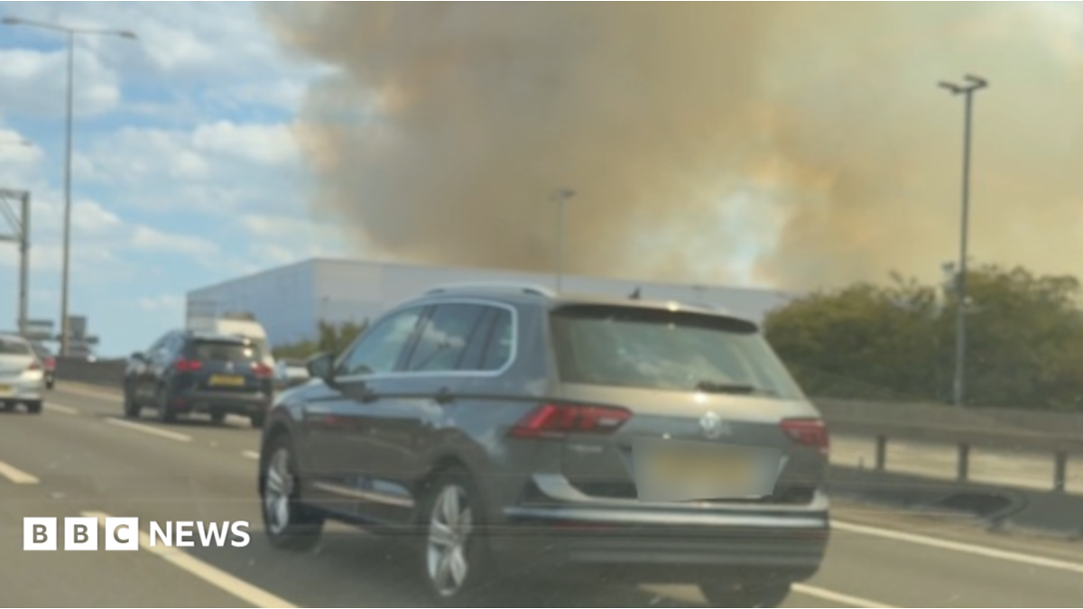 Waltham Cross fires halt trains between London and Stansted Airport