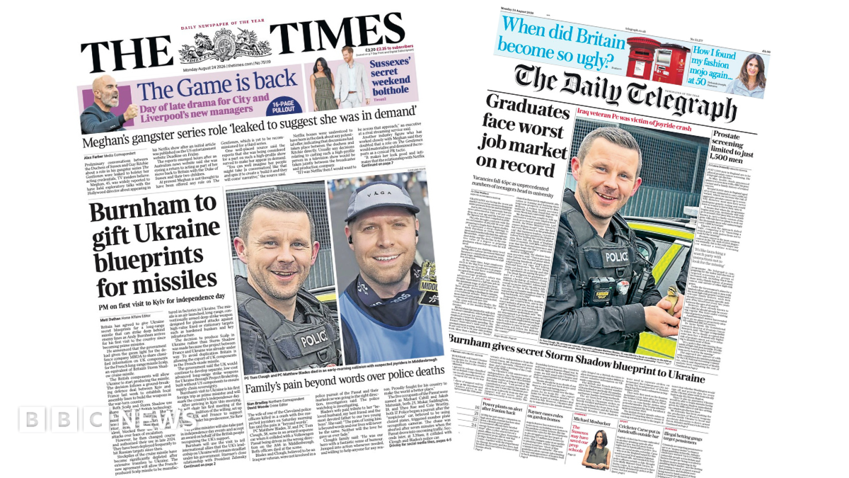 The Papers: 'Pain beyond words' and 'Graduates face worst job market'