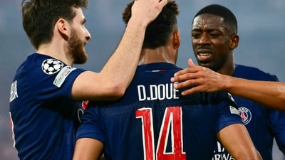 Two-time defending champions PSG to face Barcelona, Man City and Villa in Champions League as draw is made