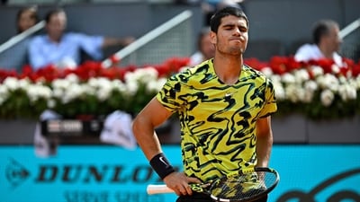 Carlos Alcaraz hit by ‘mental weakness’, ‘depression’ claim as Italian tennis official says ‘doubts have taken over’