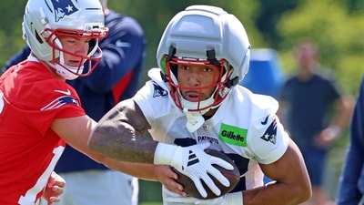 TreVeyon Henderson injury update: What happened to Patriots RB? Why did he leave practice early?