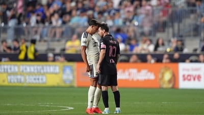 Lionel Messi fined for slapping opponent on the head as Inter Miami-Philadelphia clash erupts into late red-card chaos
