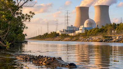 A Florida nuclear power plant was surrounded by 270 kilometres of canals. Decades later, American crocodiles turned them into a home﻿ | World News