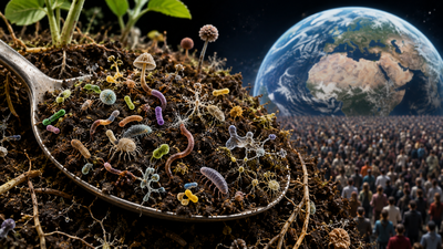 A teaspoon of healthy soil contains more living organisms than there are humans on Earth, yet scientists say most species remain unknown |