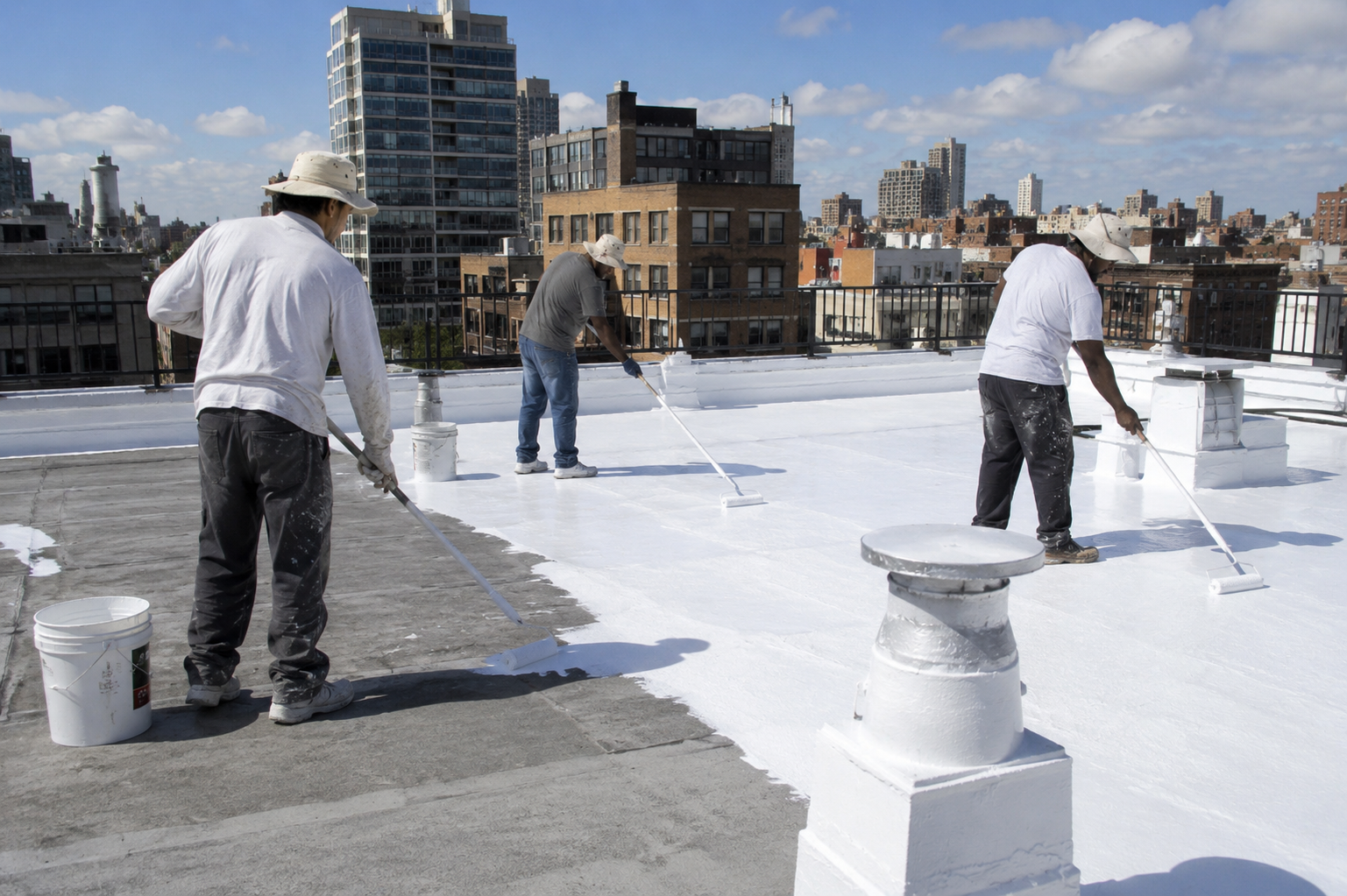 In 2011, New York painted a black rooftop white; its peak summer surface temperature fell by an average of 43°F | World News