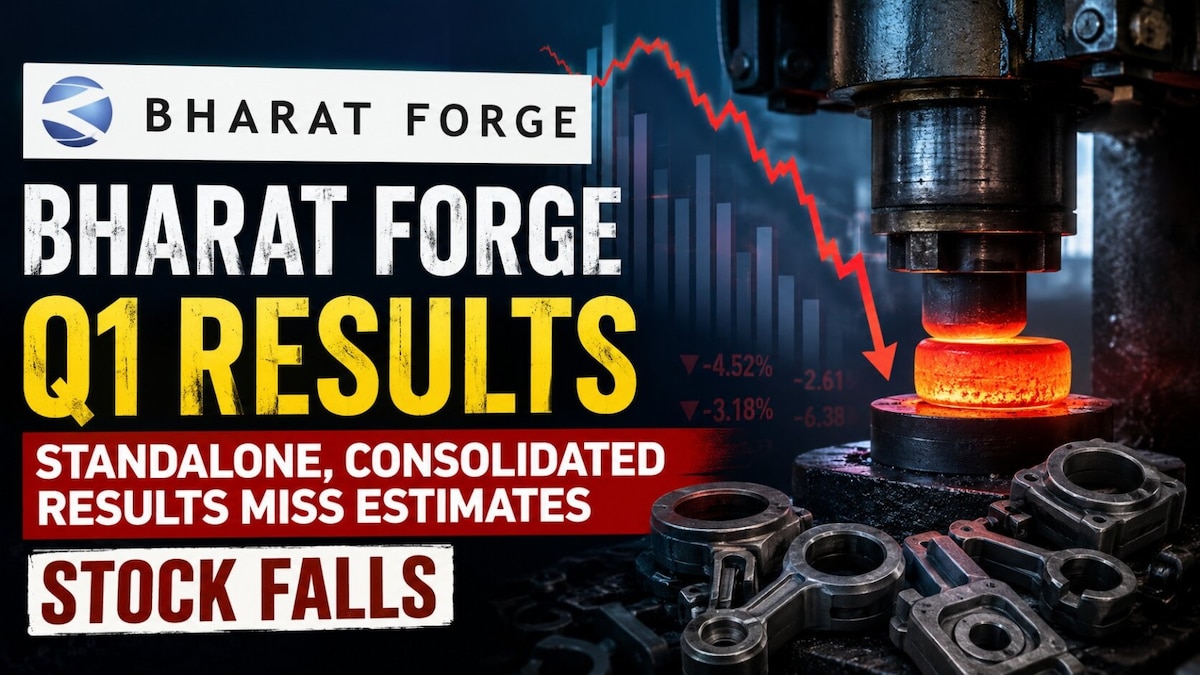 Bharat Forge Q1 Results: Stock falls 8% after ₹358 crore exceptional item drags co to net loss