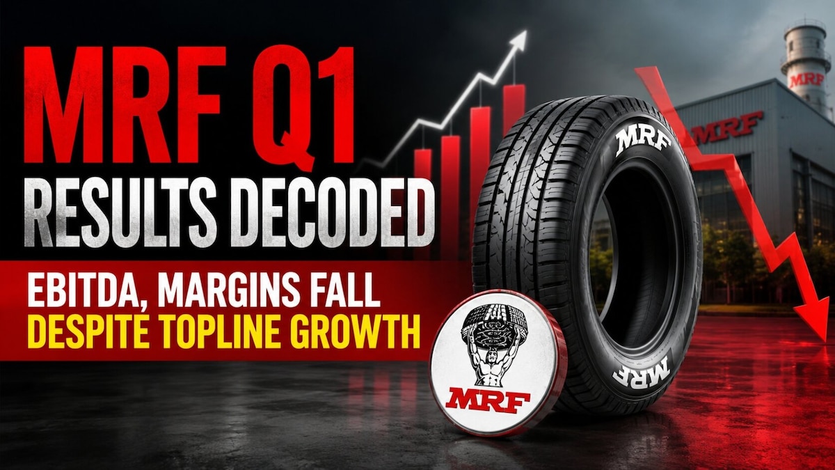 MRF Q1 Results: Shares of tyre-maker fall on margin pressure despite topline growth