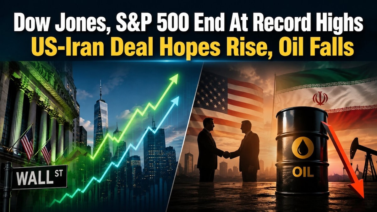 Dow Jones, S&P 500 end at record highs as US-Iran deal hopes sink oil prices, bond yields
