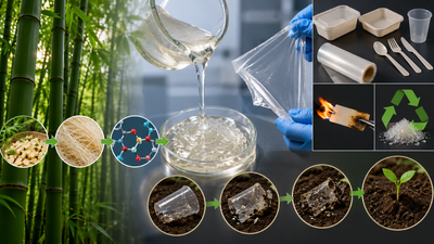 China scientists turned bamboo cellulose into a strong plastic alternative that withstands high heat, can be recycled and biodegrades in soil