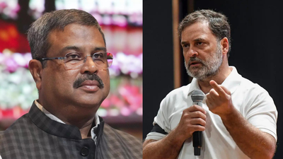 Dharmendra Pradhan calls Rahul Gandhi 'habitual liar', takes 'selective democracy' jibe at Congress | India News
