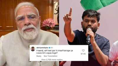 'Forgiveness only on reel or will you withdraw cases?': Abhijeet Dipke comments on PM Modi's late night video | India News
