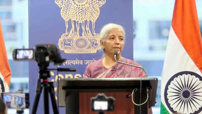 India reaches fiscal deficit target for 2025-26, credit ratings improving: FM Sitharaman in US
