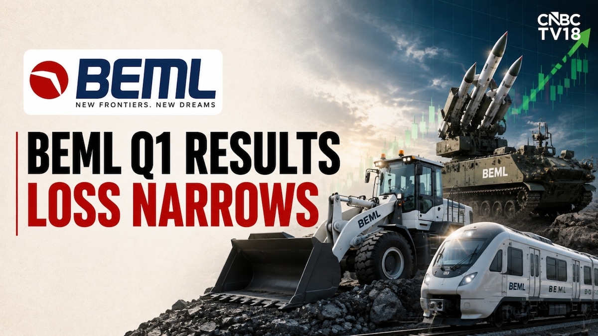 BEML Q1 Results: PSU shares gain after net loss narrows, positive operating income