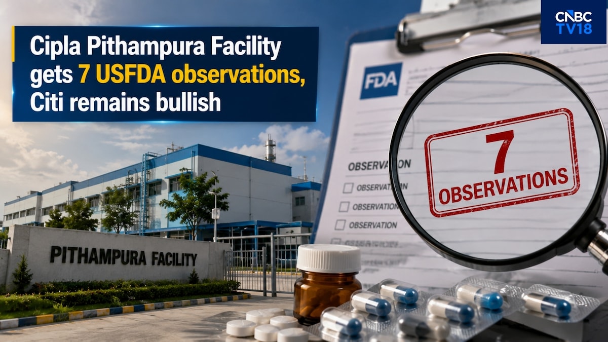 Cipla shares slip after USFDA observations; Citi says no earnings impact, target at ₹1,700