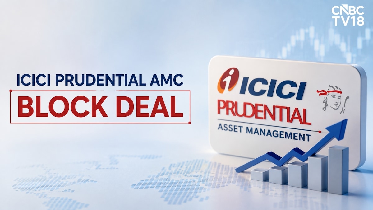 ICICI Prudential AMC block deal: Shares fall over 4% as 1 crore shares change hands; Prudential sells stake