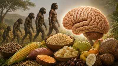 Human brain evolution may have depended on sugars and carbohydrates, not just meat; new study finds |