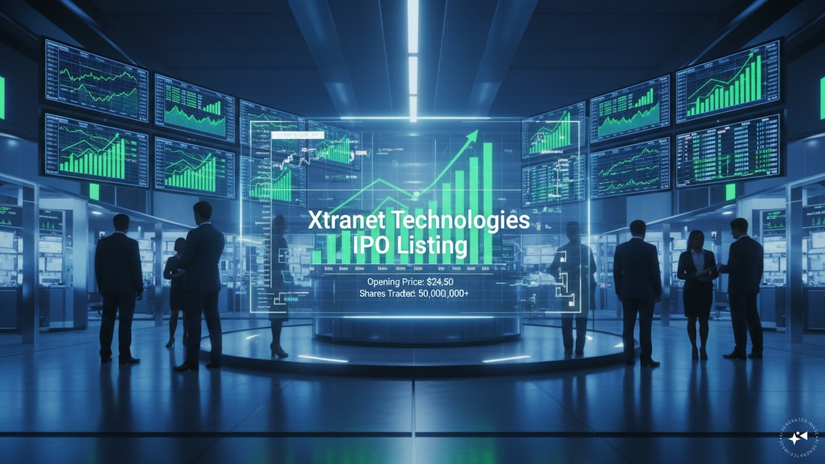 Xtranet Technologies delivers modest listing gains on Dalal Street