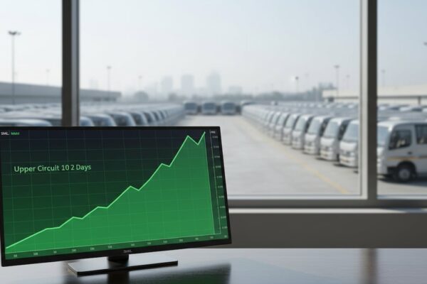 SML Mahindra shares in 20% upper circuit for second day after M&M trucks and bus biz transfer