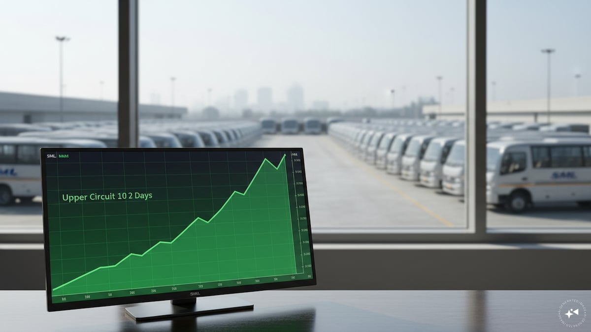 SML Mahindra shares in 20% upper circuit for second day after M&M trucks and bus biz transfer