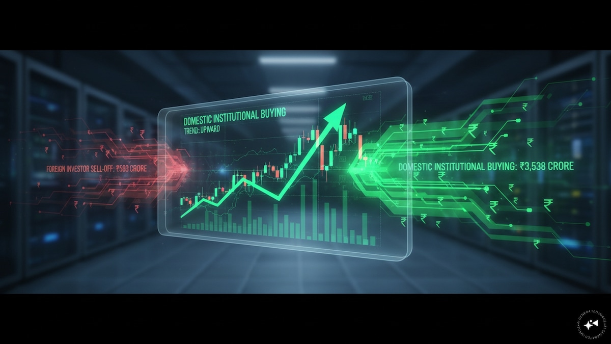 FIIs turn sellers, DIIs remain buyers as markets snap 7-day losing streak