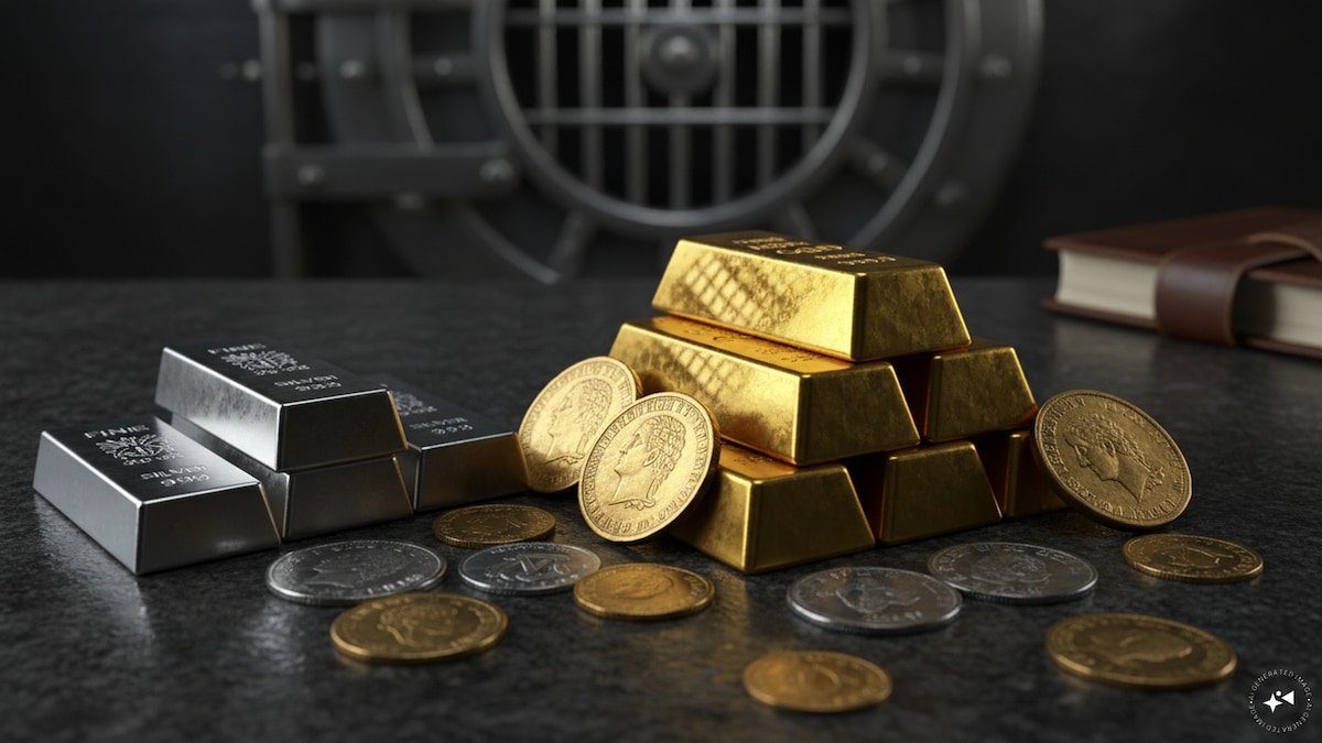 Gold, silver prices fall, but analysts see room for year-end rally