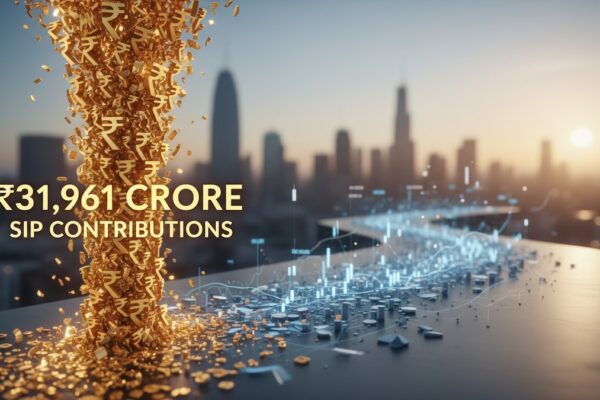 SIP contributions rise to ₹31,961 crore in July; equity inflows fall