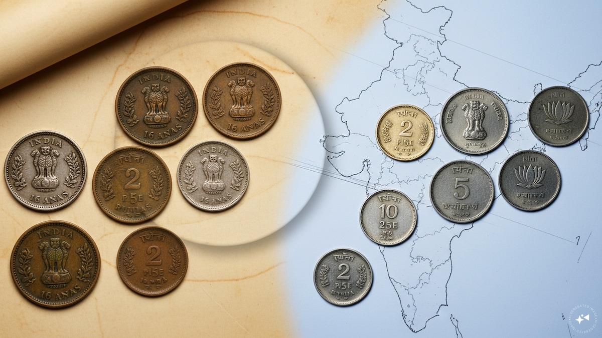 From 16 annas to 100 paise: How India’s coins changed after Independence