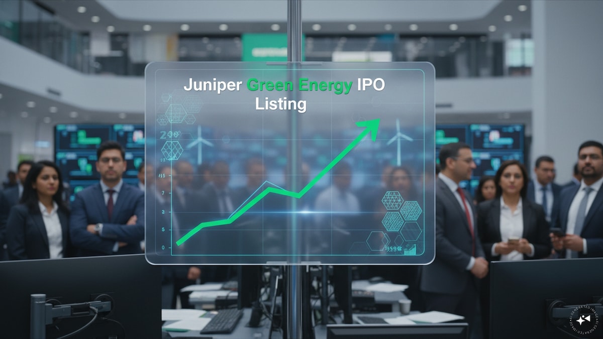 Juniper Green Energy shares list at 9% premium; market cap nears ₹13,800 crore