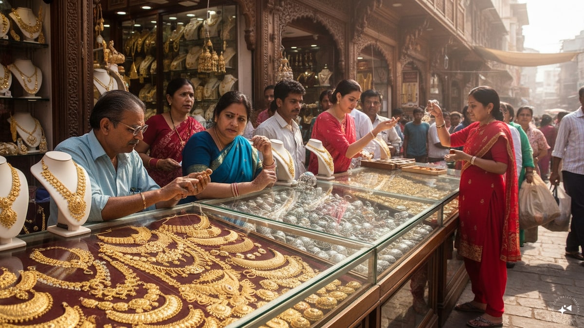 MCX gold falls ₹544 per 10 grams; silver declines over 1%