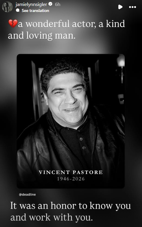 Vincent Pastore Death News: Vincent Pastore passes away: 'The Sopranos' cast Jamie-Lynn Sigler, Michael Imperioli and others honour their beloved-costar with heartfelt tributes | English Movie News