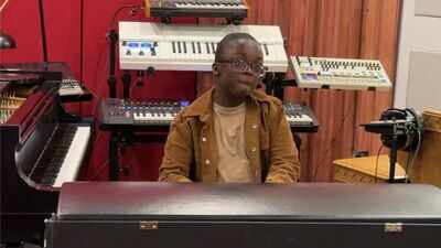 Colorado teen Jude Kofie taught himself piano by ear at 10; a stranger bought him a $15,000 grand piano, and now he has released his debut album