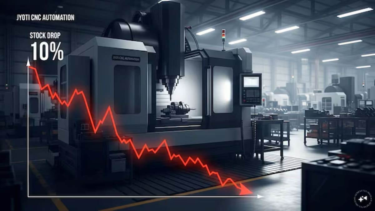 Jyoti CNC Q1 Results: Shares plunge 10% as profit falls, margin contracts