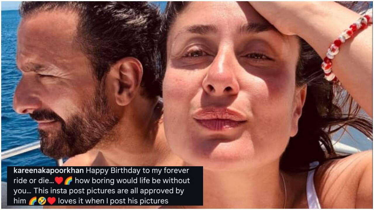 Kareena Kapoor Khan shares a sweet birthday post for hubby Saif Ali Khan