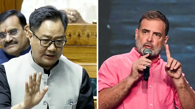 'Should have gone to Ranchi': Rijiju takes dig at Rahul Gandhi over Prayagraj event | India News