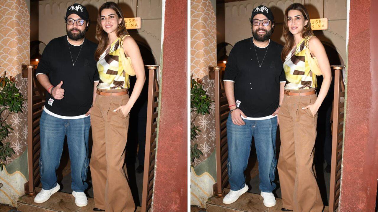 Kriti Sanon steps out in a look worth Rs 5.5 lakh for casual dinner outing with sister Nupur amid Raksha Bandhan commercial backlash |