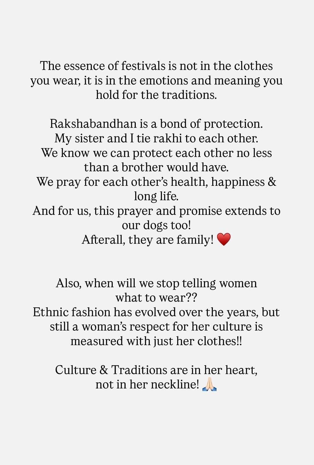 Kriti Sanon BREAKS SILENCE on Rakshabandhan ad backlash and asks 'When will we stop telling women what to wear?' |