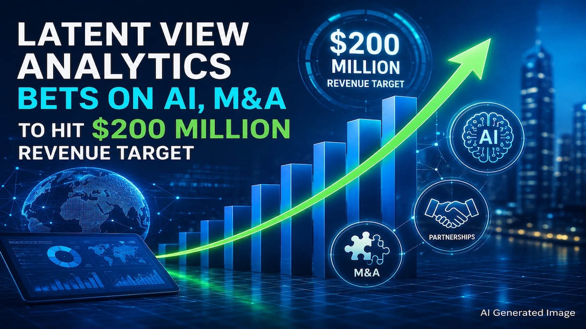 Latent View Analytics bets on AI, M&A to hit $200 million revenue target under new leadership