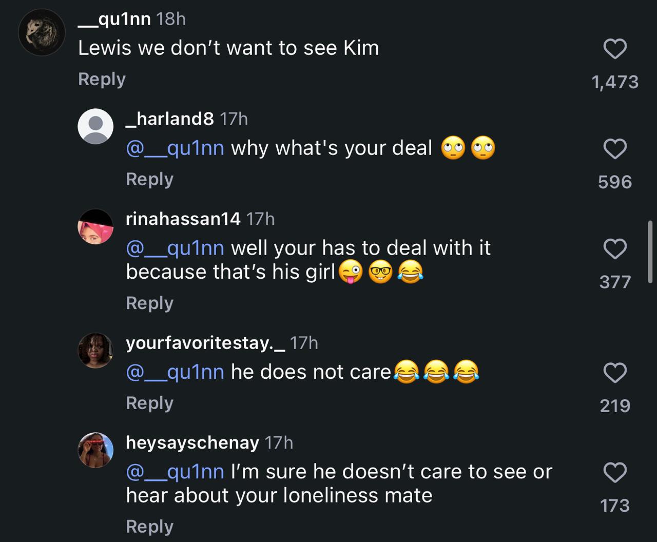 Kim Kardashian: 'CRAZY to insult his girlfriend': Lewis Hamilton's fans rally behind Kim Kardashian after a netizen writes 'don't want to see Kim' | English Movie News