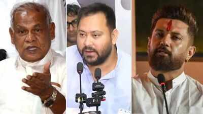 'Gud khaye, gulgule se parhez': Tejashwi targets BJP-RSS amid Jitan Ram Manjhi-Chirag Paswan reservation spat | India News